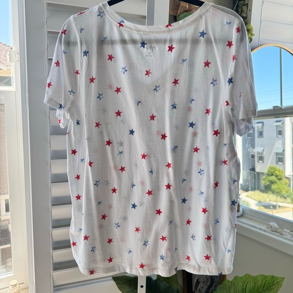 Style & Co. Nwot. Women’s cotton printed v-neck tshirt. Size PL - Picture 9 of 17